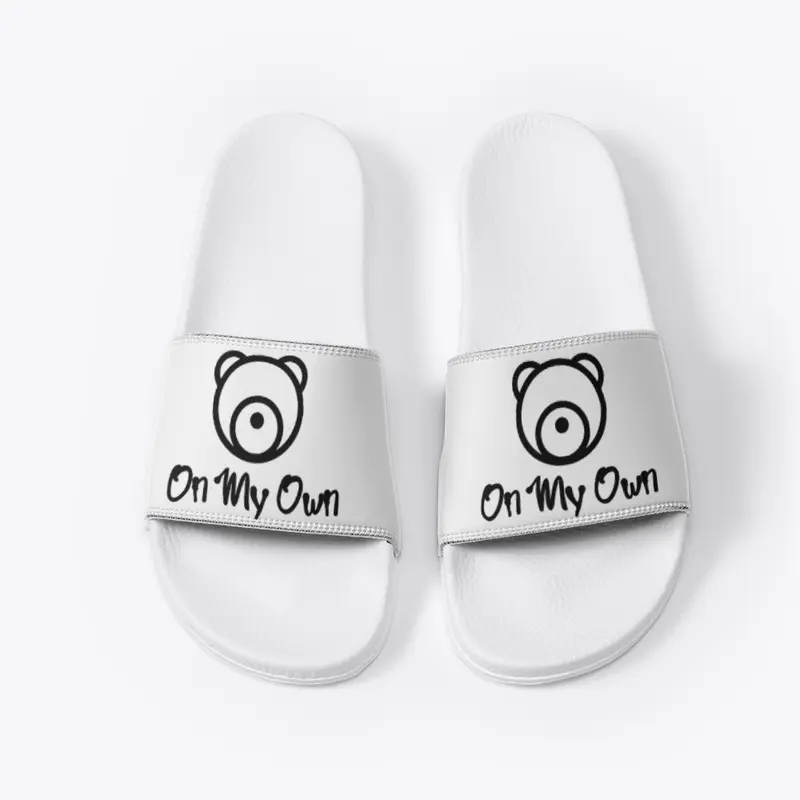 OMO White Slides/White Logo