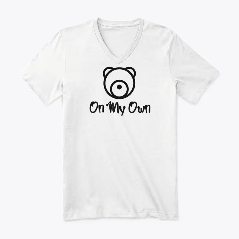 OMO Vneck Black Logo